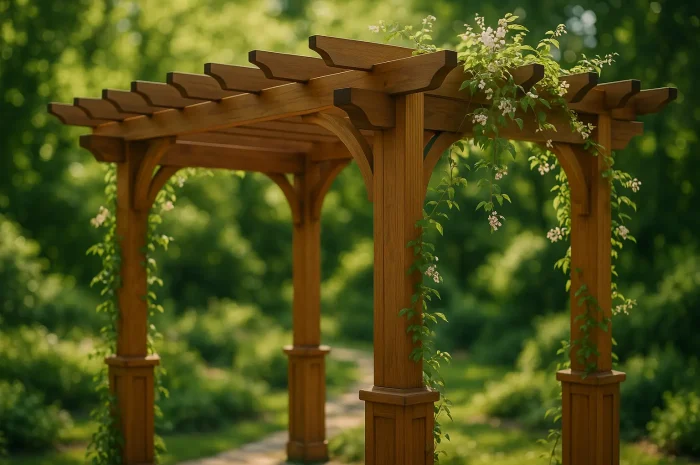 comment construire une pergola en bois